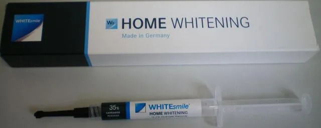 Prodotto sbiancante dei denti «Home whitening 35% Carbamide Peroxide» — foto 1 dell'alert A12/0670/13