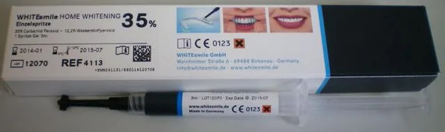 Prodotto sbiancante dei denti «Home whitening 35% Carbamide Peroxide» — foto 2 dell'alert A12/0670/13
