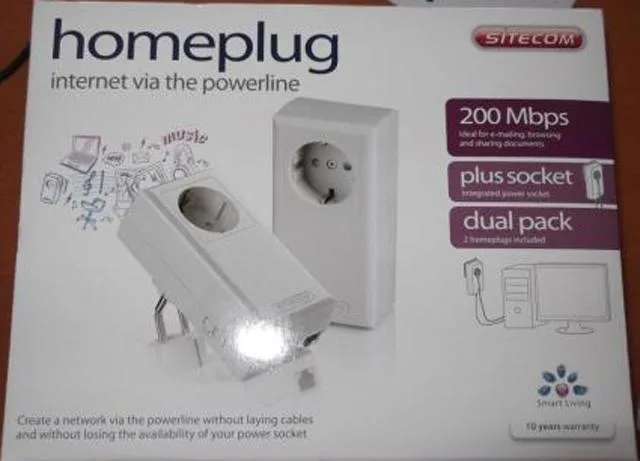 Spina adattatore per rete domestica «Homeplug - Internet via the powerline» — foto 1 dell'alert A12/0953/13