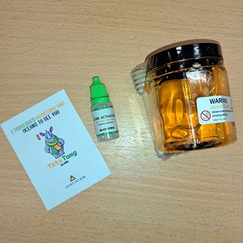Bavaglino giocattolo «Honey Clear Slime» — foto 2 dell'alert SR/04515/25