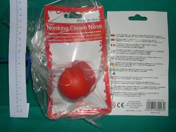 Accessorio Fancy-dress «Honking Clown Nose» (Out of the Blue)