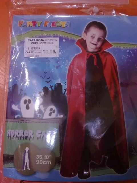Costume del Capo «Horror Cape» — foto 2 dell'alert A12/1033/14