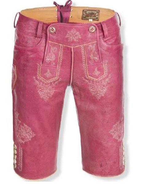 Lederhose da donna «Hose Kris beere» — foto 2 dell'alert A12/0249/16