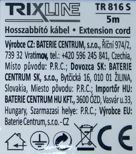 Cavo di estensione «Hosszabbító kábel» — foto 3 dell'alert A11/00137/22