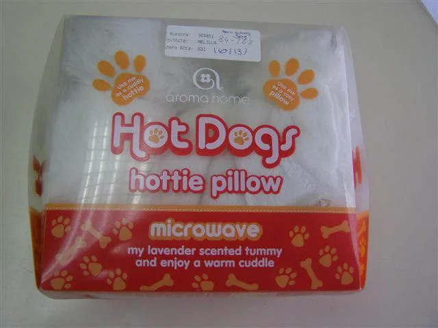 Scaldaletto giocattolo morbido «Hot Dogs - hottie pillow» — foto 3 dell'alert A12/0093/14