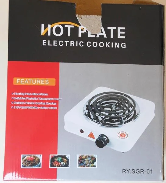 Piastra calda «Hot Plate Electric Cooking» — foto 2 dell'alert A12/1100/16
