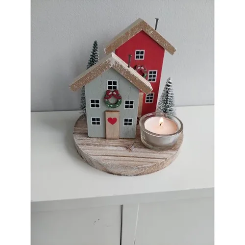 Portachiavi Tealight «House Scene With Tealight Holder» (All I Want For Christmas)