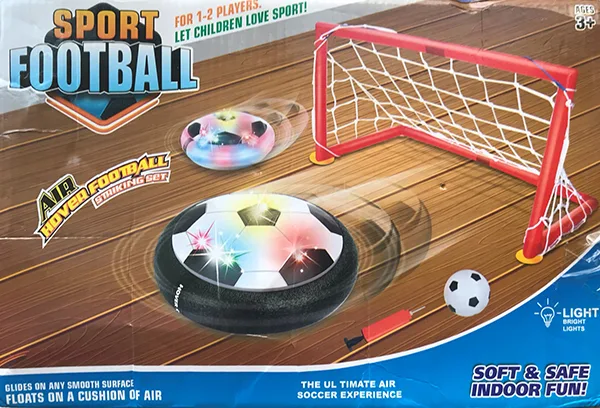 Gioco di calcio elettrico «Hover Soccer Ball LED Hover Soccer Ball Racketleksaker»