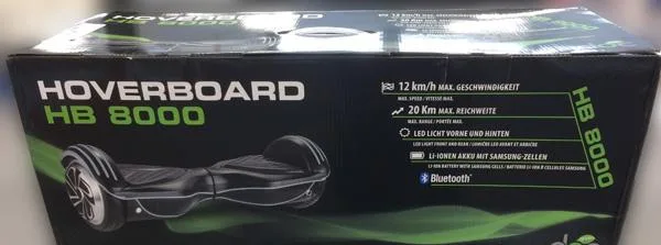 Scooter autobilanciante ("Hoverboard") «Hoverboard» — foto 1 dell'alert A12/0034/19