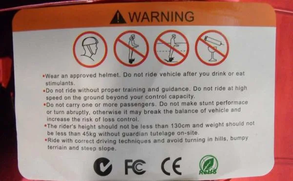 Scooter autobilanciante (Hoverboard) «Hoverboard» — foto 4 dell'alert A12/0473/19