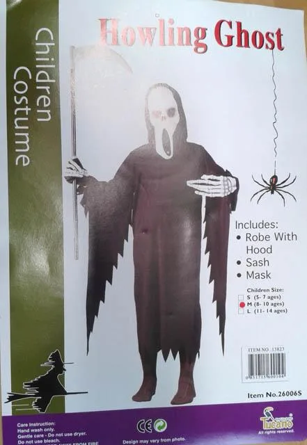 Costume di fantasia-vestito «Howling ghost» (Tucano)