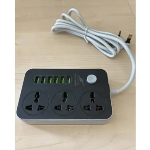 Piombo di estensione «Hub with 3 sockets and 6 USB ports» — foto 1 dell'alert SR/01970/25