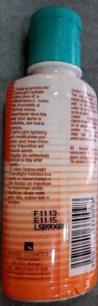 Prodotto schiarinte per la pelle «Huile Eclaircissante - Lightening Oil» — foto 4 dell'alert A12/1348/15