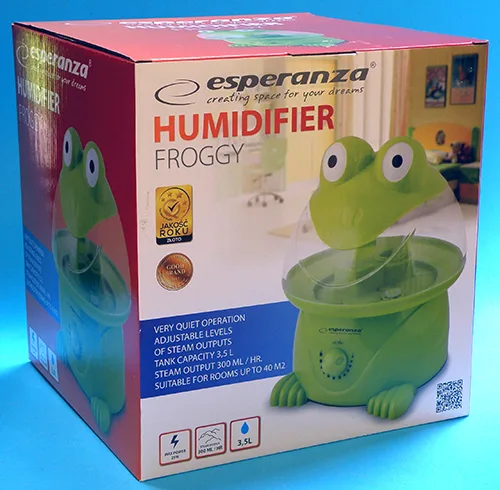 Umidificatore dell'aria «HUMIDIFIER FROGGY / PÁRÁSÍTÓ» (Esperanza)