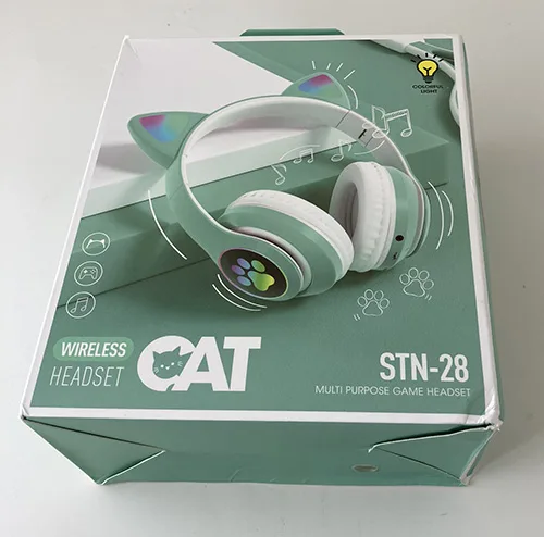 Cuffie per bambini «HuPop Kids Headphones - Cat Ear Headphones Foldable» — foto 1 dell'alert A12/00841/23