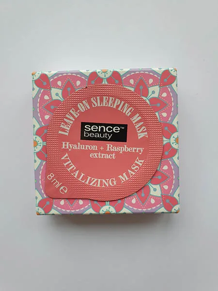 Maschera cosmetica per il viso «Hyaluron + Raspberry extract leave-on sleeping mask» — foto 2 dell'alert A12/00923/22