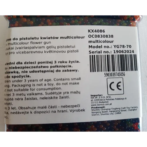 Perle espandibili «Hydrogel gun pellets for pistols» — foto 3 dell'alert SR/01709/26