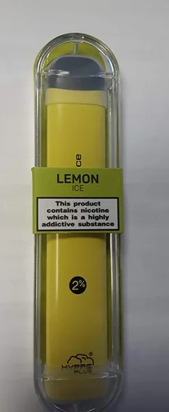 Sigaretta elettronica usa e getta «Hyppe Plus 20 mg/ml nicotine 1.6 ml volume» — foto 1 dell'alert A12/00340/22