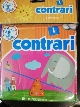 Libro di plastica «I contrari» (EDIBIMBI)