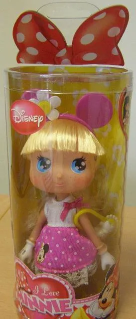 Bambola di plastica &amp; #13; &amp; #13; &amp; #13; «I LOVE MINNIE <font color="#ff0000">(THE PRODUT MAY BE COUNTERFEIT)</font>» (Famosa)