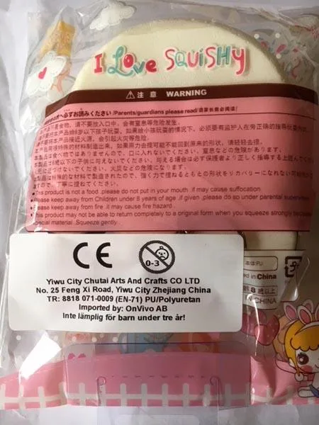 Giocattolo spremuto «I Love Squishy» — foto 2 dell'alert A12/1090/19