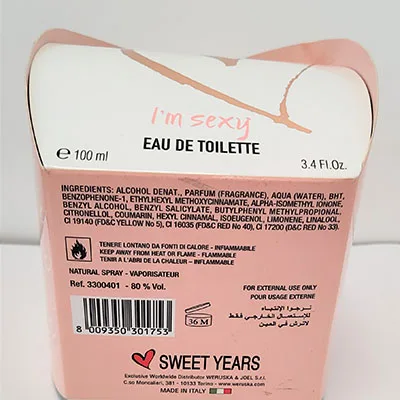 Profumo «I'm Sexy» (Sweet Years)