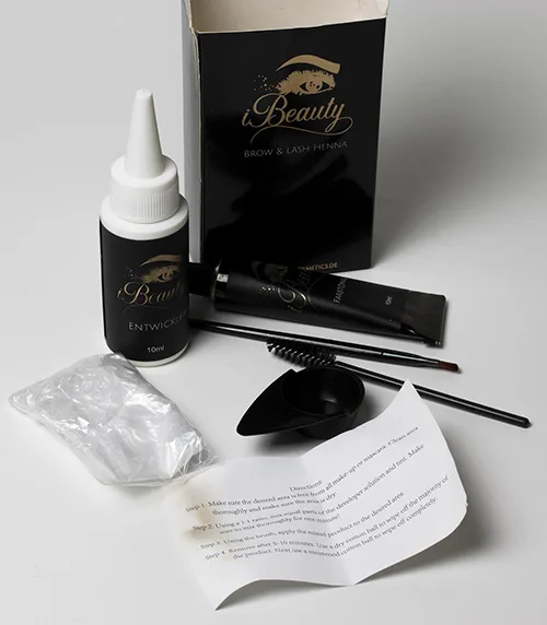 Tatuaggio di Henna temporaneo «iBeauty brow and lash henna» — foto 5 dell'alert A12/00297/23