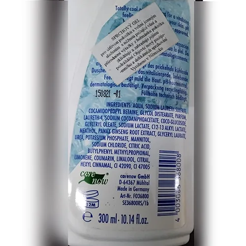 Gel doccia «Ice Men» — foto 4 dell'alert SR/00517/26