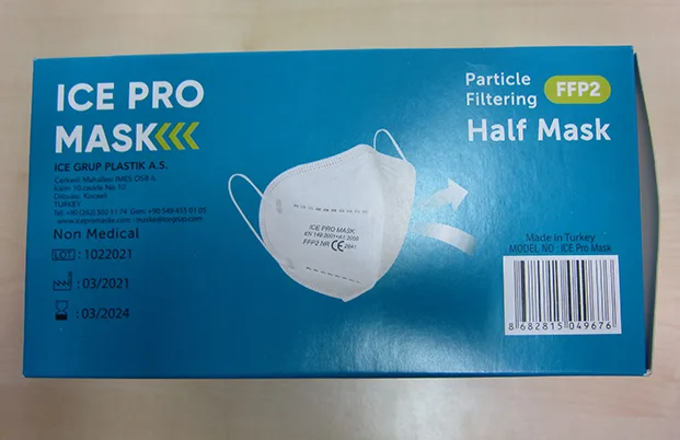 Maschera filtro particella «ICE PRO MASK» — foto 1 dell'alert A12/00562/22