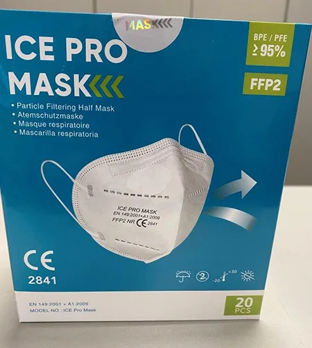 Maschera filtro particella «ICE PRO MASK» — foto 8 dell'alert A12/00562/22