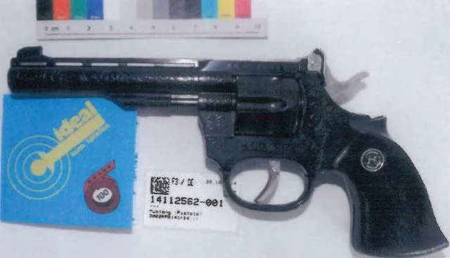 Pistola del cappuccio «Ideal zum Spielen» (Mustang)
