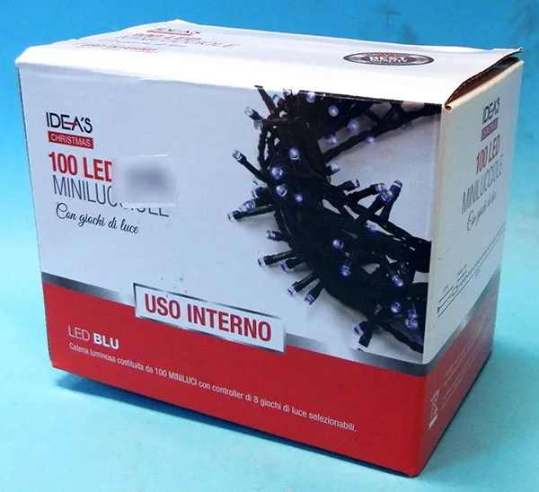 Catena di illuminazione «IDEA’S CHRISTMAS 100 LED MINILUCCIOLE» — foto 3 dell'alert A12/00378/22