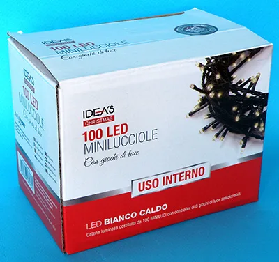 Catene di illuminazione «IDEA’S CHRISTMAS 100 LED  MINILUCCIOLE» — foto 2 dell'alert A12/01215/21