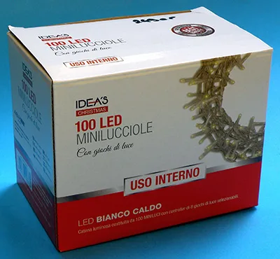 Catene di illuminazione «IDEA’S CHRISTMAS 100 LED  MINILUCCIOLE» — foto 6 dell'alert A12/01215/21