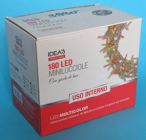 Catene di illuminazione «IDEA’S CHRISTMAS 180 LED  MINILUCCIOLE» (IDEA)