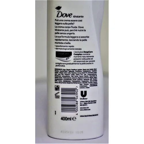 Crema per il corpo «idratante crema fluida nutriente» — foto 3 dell'alert A12/02095/24