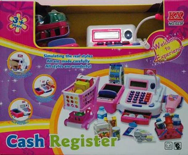 Registratore di cassa giocattolo «Imitate Cash Register» (KX)