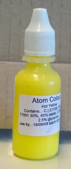 Inchiostro del tatuaggio – Colore Atom Verde Sonic, Giallo caldo e Arancione Blaze — foto 3 dell'alert 0915/07