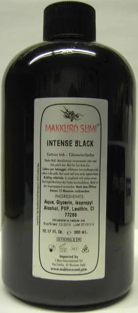 Inchiostro tatuaggio "Intense Black" & #13; & #13; — foto 1 dell'alert 0101/12