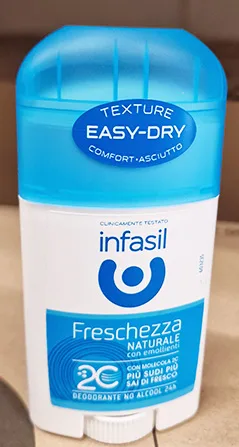 Bastone per deodorante «INFASIL FRESCHEZZA NATURALE» — foto 2 dell'alert A12/01121/23