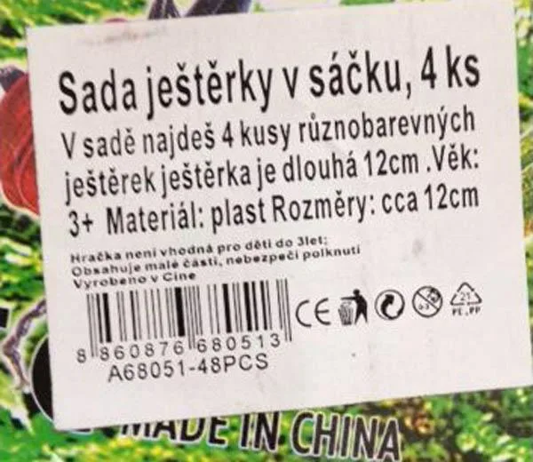 Giocattoli di plastica «Insect» — foto 2 dell'alert A12/2062/14