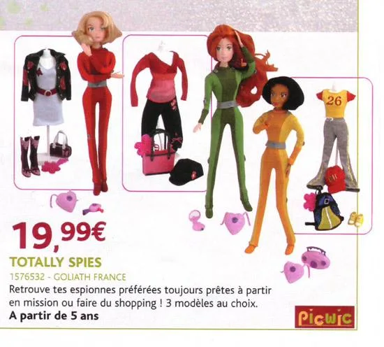 Insieme di figurine "Totally Spies" (GOLIATH)