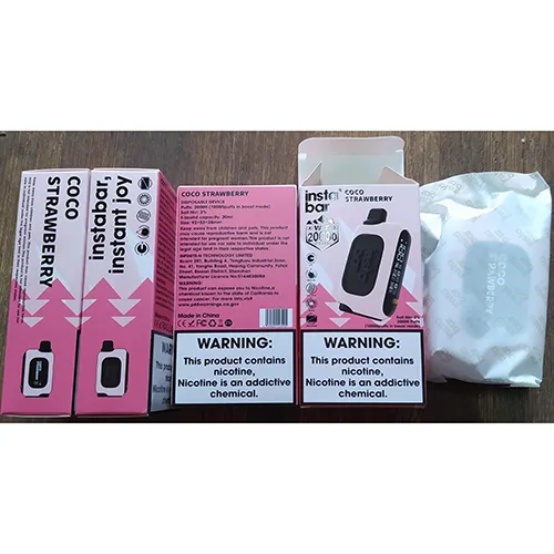 Sigaretta elettronica monouso «insta bar WT 20000 PUFFS» — foto 3 dell'alert A12/03003/24