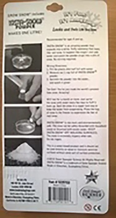 Giocattolo espandibile «Insta-Snow Powder»