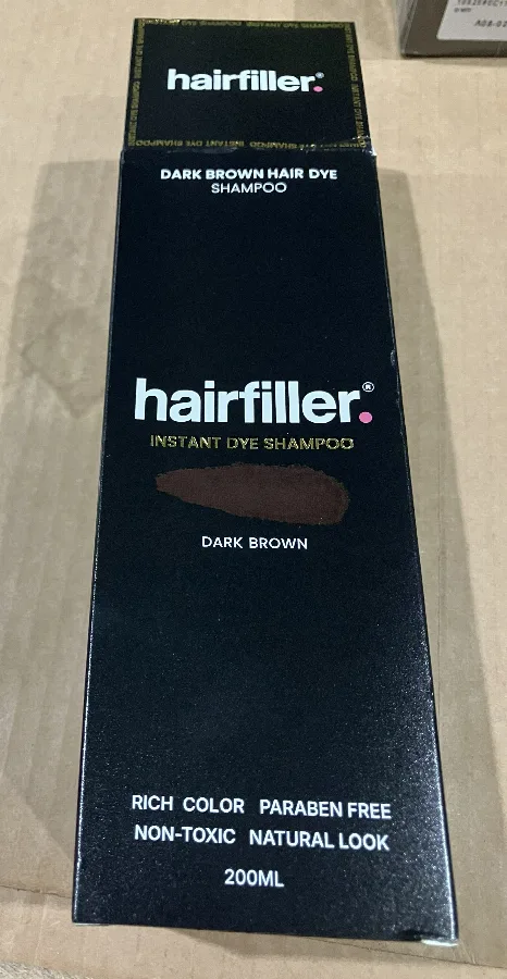 Shampoo «Instant Dye Shampoo Dark Brown» (Hairfiller)