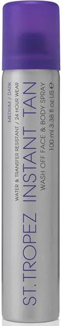Spray per abbronzatura di lavaggio «Instant Tan Wash Off Face &amp; Body Spray» (ST TROPEZ)