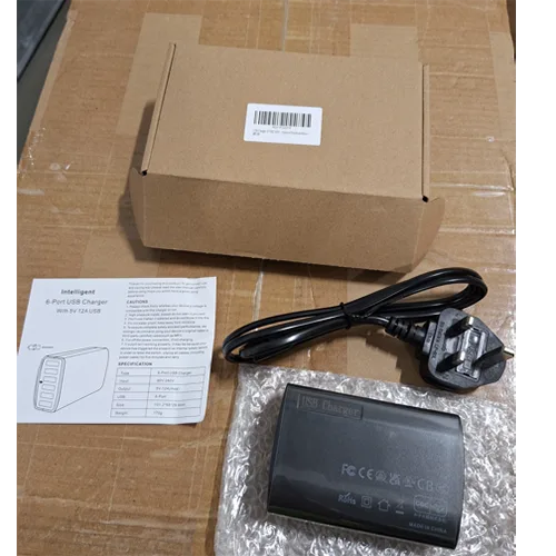 Caricabatterie USB «Intelligent 6-Port USB Charger with 5V 12A USB» — foto 1 dell'alert SR/04430/25