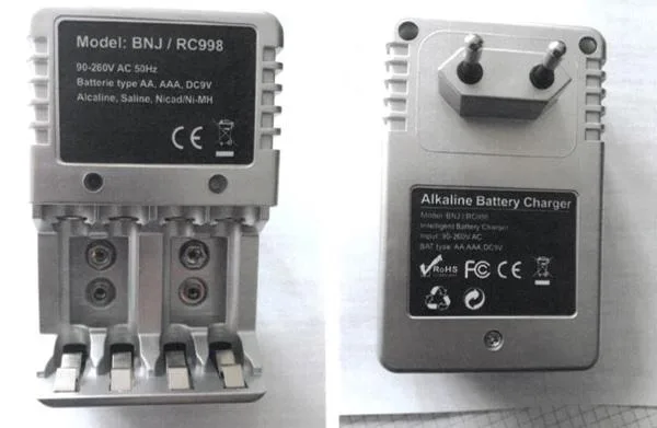 Caricabatterie «Intelligent battery Charger» — foto 2 dell'alert A12/0118/19