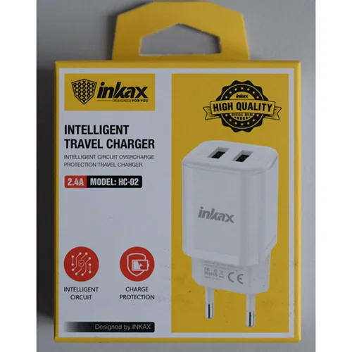Caricabatterie USB «INTELLIGENT TRAVEL CHARGER» (INKAX)