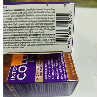 Tintura per capelli «INTENSIVE COLOR CREME HIGH-INTENSITY, PERMANENT COLORATION» — foto 5 dell'alert SR/00733/26